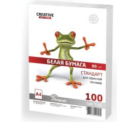 Офисная бумага CREATIVE СТУДЕНЧЕСКАЯ А4, 80 г/м2, 100 л. 110520 