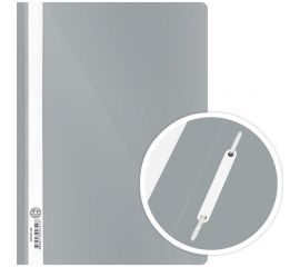 Папка-скоросшиватель DOLCE COSTO Эконом А4, серая, 25 шт D00400-GR 