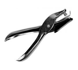 Дырокол Eagle 1 отверстие, серебро, металл, 6 листов 9201P 