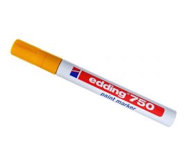 Лаковый маркер EDDING E-750/5 желтый 2-4 мм, металлический корпус 537613 