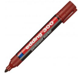 Перманентный маркер Edding E-300/7 коричневый, 1.5-3 мм, круглый наконечник 72634 