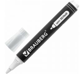 Перманентный маркер BRAUBERG W5 белый, круглый наконечник, 5 мм 151506 