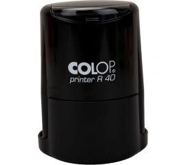 Оснастка для круглой печати с крышкой Colop автоматическая пластик d41,6 PRINTER R40black00-00000741 