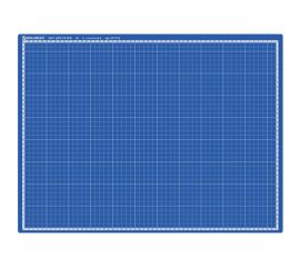 Коврик мат для резки BRAUBERG EXTRA 5-слойный А2, 600х450 мм, двусторонний, толщина 3 мм, синий 237176 