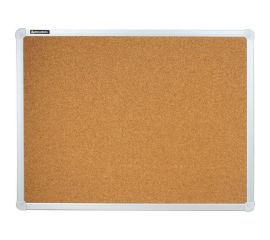 Пробковая доска для объявлений BRAUBERG 45х60 см, алюминиевая рамка 231711 