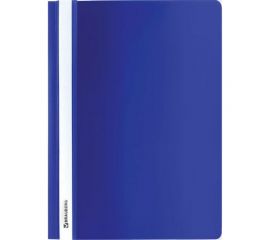 Скоросшиватель 25 шт в упаковке BRAUBERG пластиковый А4 130/180 мкм синий 220385 