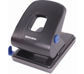 Металлический дырокол BRAUBERG Super до 40 листов, черный 229093 