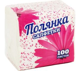 Салфетка COMFY Полянка белая 22x22 100 л. 1-3856 