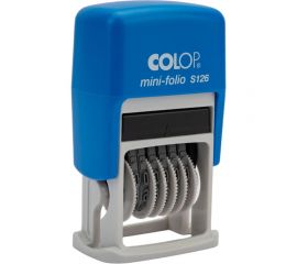 Автоматический нумератор-мини Colop пластик 6-разрядный высота шрифта 3,8 мм S 126 00-00001037 