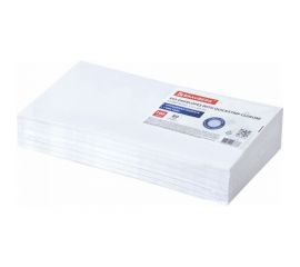Конверты BRAUBERG Е65 110х220 мм, отрывная лента 80г/м2 комплект 100 шт, внутренняя запечатка 112193 