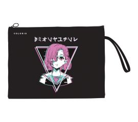 Папка для тетрадей А4+ из силикона на молнии с петелькой ColoRio COKB-UT2-1018S 