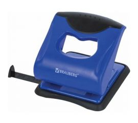 Дырокол BRAUBERG JET PRO до 30 листов, синий/черный 228600 