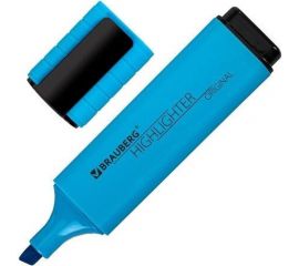 Текстовыделитель BRAUBERG ORIGINAL NEON голубой, линия 1-5 мм 152214 