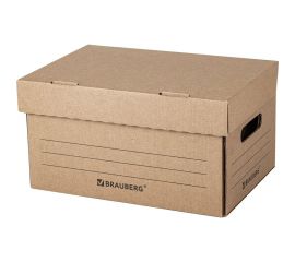 Архивный короб BRAUBERG Делопроизводство 235 х325 х180 мм 129589 