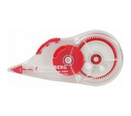 Корректирующая лента BRAUBERG 5 мм х 12 м, прозрачный, с подкручиванием 226814 