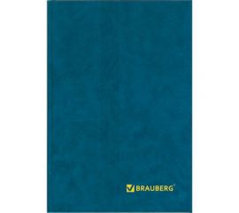 Книга учета BRAUBERG 96 листов, А4 200x290 мм клетка, твердая обложка из картона, блок 130069 