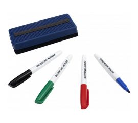 Набор принадлежностей для магнитно-маркерных досок Attache губка и 4 маркера 1198595 