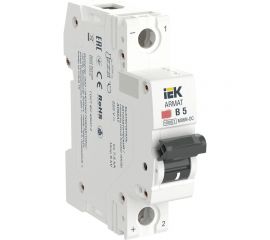 Автоматический выключатель IEK Armat m06n-dc 1p b 5а AR-M06N-1-B005DC 