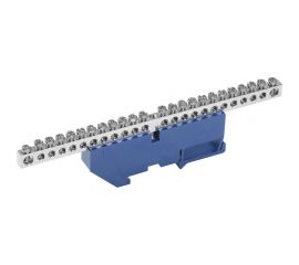 Шина IEK n "ноль" на din-изоляторе с никелевым покрытием шни-6x9-24-д-с YNN10-24-D-K07-N 