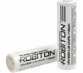 Аккумулятор ROBITON LiFe18650 1100мАч без защиты 13119 