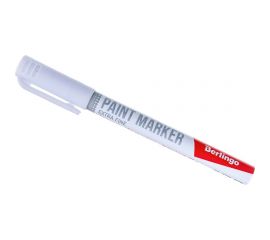 Маркер-краска BERLINGO PA100 белая, 1 мм, нитро-основа BMk_02300 