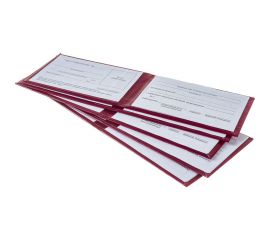 Удостоверение о проверке правил работы в электроустановках Attache обложка твердая, 5 шт 1366738 