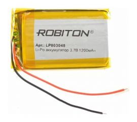 Аккумулятор ROBITON LP803048 3.7В 1200мАч 15750 