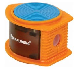 Точилка BRAUBERG Flash с контейнером, пластиковая, корпус ассорти 228472 