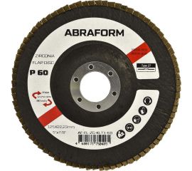 Круг лепестковый FlapLine ZC, 125 мм, прямой, Р60 ABRAFORM AF-FL-ZC-KLT1-60 