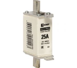 Плавкая вставка EKF ППН-33 100 25А габарит 00С PROxima fus-3310025 