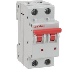 Автоматический модульный выключатель DKC yon md63 2p 63а c 6ka MD63-2C63-6 