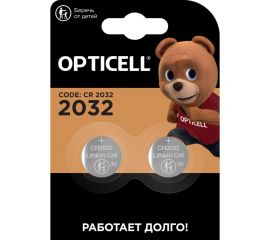 Батарейки OPTICELL 2032 2шт 5060001 
