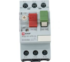 Автоматический выключатель для защиты электродвигателей EKF АПД32 0.4-0.63А apd2-0.4-0.63 