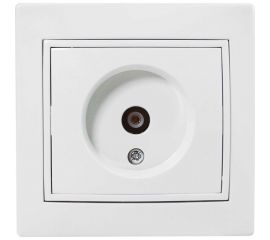 Телевизионная розетка Jilion белый 9533184 