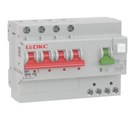Автоматический выключатель дифференциального тока DKC авдт yon mdv63 3p+n 16a c 30ma 6ka тип a MDV63-42C16-A 