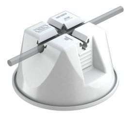 Универсальный держатель круглых проводников OBO Bettermann диаметром 8-10 мм для плоской кровли (серый) 5218708 