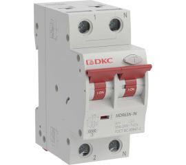 Автоматический выключатель дифференциального тока DKC авдт yon mdr63n 1p+n 40a c 30ma 6ka тип a MDR63N-1N2C40-A 