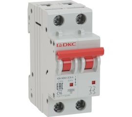 Автоматический модульный выключатель DKC YON MD63 2P 25А C 6kA MD63-2C25-6 
