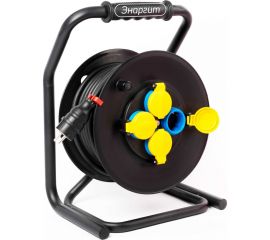 Удлинитель на пластиковой катушке энаргит ПК-2: кг 3x2,5 (30 метров, ip 44) c термодатчиком ПК2-325-30К-4-44-Т 