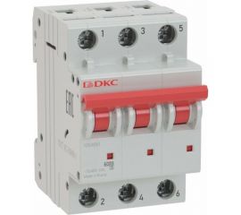 Автоматический модульный выключатель DKC YON MD63 3P 10А C 10kA MD63-3C10-10 