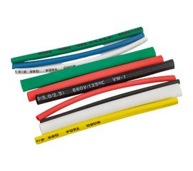 Термоусадочная трубка Nord-Yada набор №1 L=10см (10шт 3-6мм) цветные TM 908023 