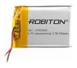 Аккумулятор ROBITON LP503040 3.7В 550мАч 14075 
