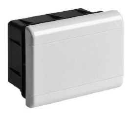 Щиток скрытой проводки Рувинил Тусо на 5 модулей с дверцей 160x132x90 мм непрозрачная дверца 68126Б 