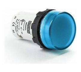 Сигнальная арматура Emas моноблочная 24 В синяя MBSD024M 
