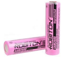 Аккумулятор Robiton SAM2600 без защиты (Samsung ICR2600mAh) PK1 13486 