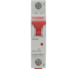 Автоматический модульный выключатель DKC YON MD63 1P 6А D 6kA MD63-1D6-6 
