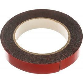 Клейкая лента MATRIX, на вспененной основе, усиленная, двусторонняя, черная 89084 