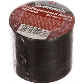 Изолента MATRIX черная 50 мм х 10 м 88858 