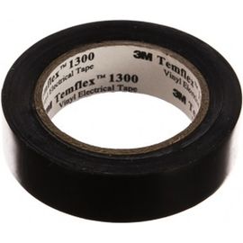 Изолента ПВХ 3М Temflex 1300 черная, рулон 15 мм x 10 м 7100080349 