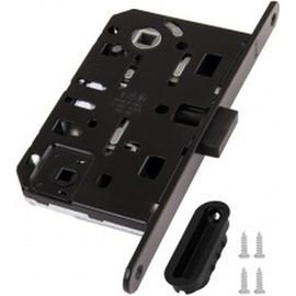 Замок AGB B06102.50.93.567 B04102,B05102 межк. WC черный с от.пл. B02402.05.93 MEDIANA POLARIS 36553 